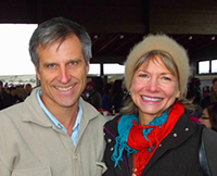 With Gene Baur, co-founder of Farm Sanctuary